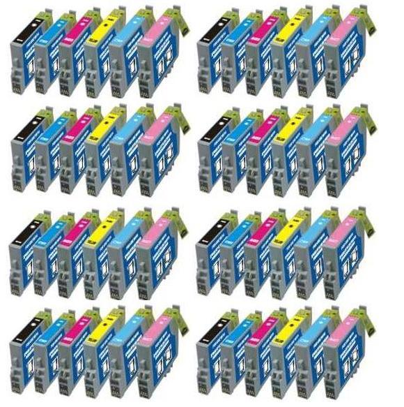 48x Epson Compatible Ink Multipack Cartridges T0481 - T0486 SELECT YOUR OWN COLOURS - Free UK Delivery